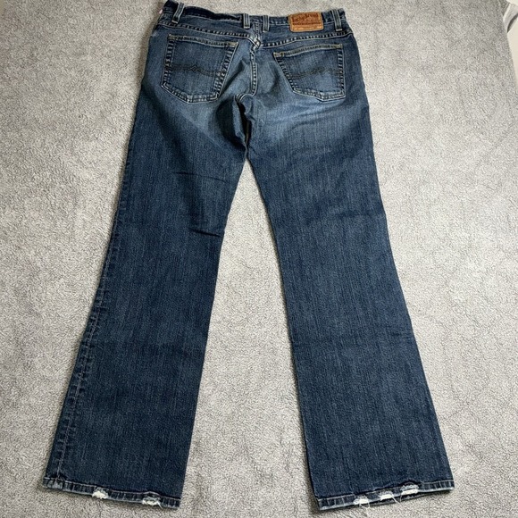 Lucky Brand Jeans Women's Size 6 / 28 R Blue Easy Rider Button Fly Made in USA - Picture 8 of 11